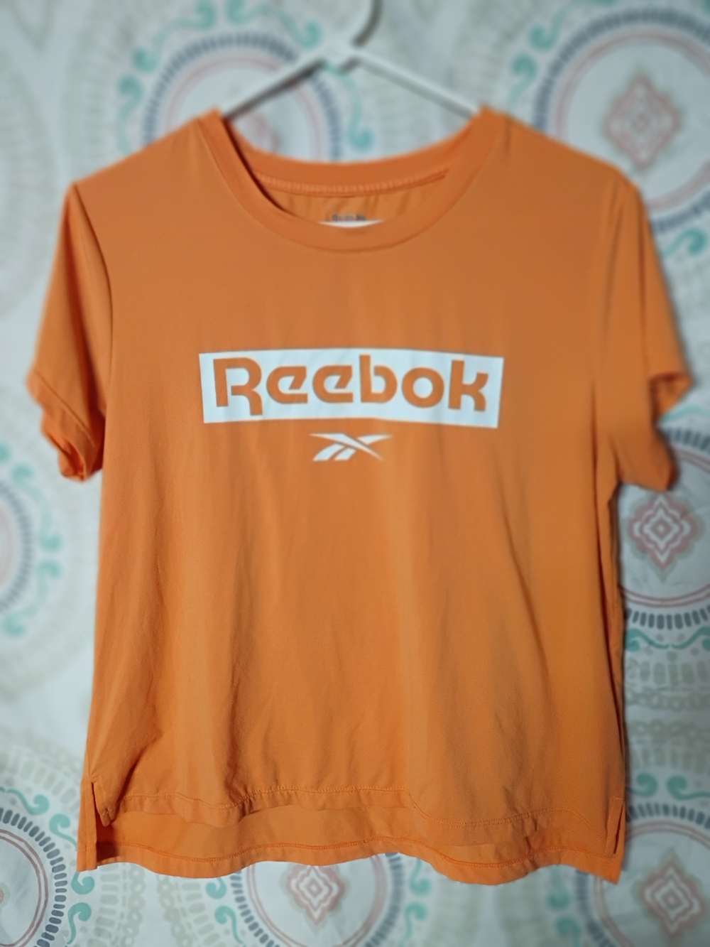 Reebok Orange Logo Tee